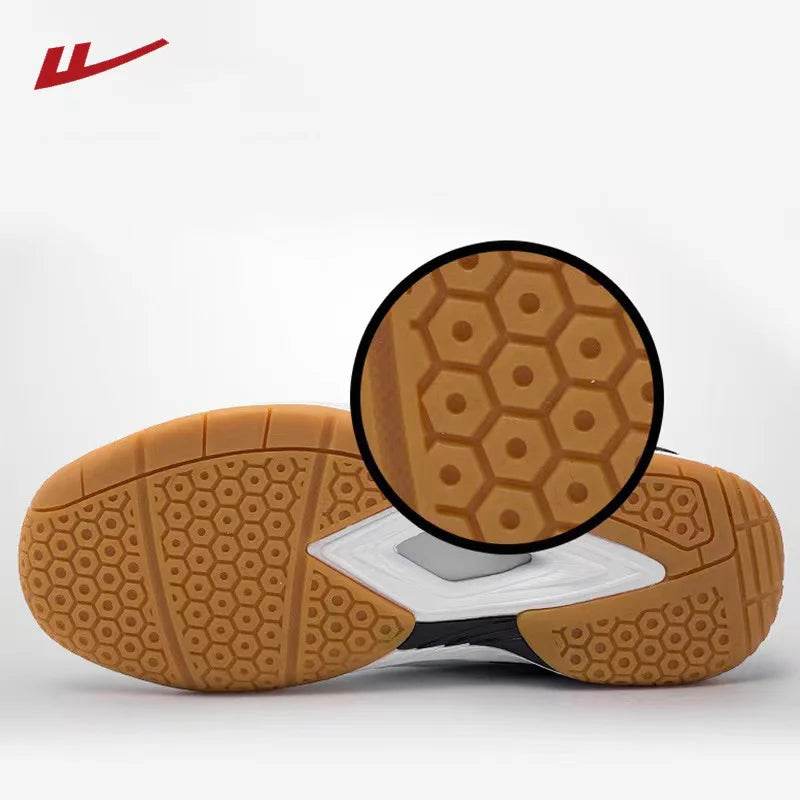 WARRIOR Volleyball Shoes Boy Table Tennis Sneaker Indoor Sport Tennis Shoes Unisex Size 36-45 Anti Slip Badminton Shoes - KICKSTART