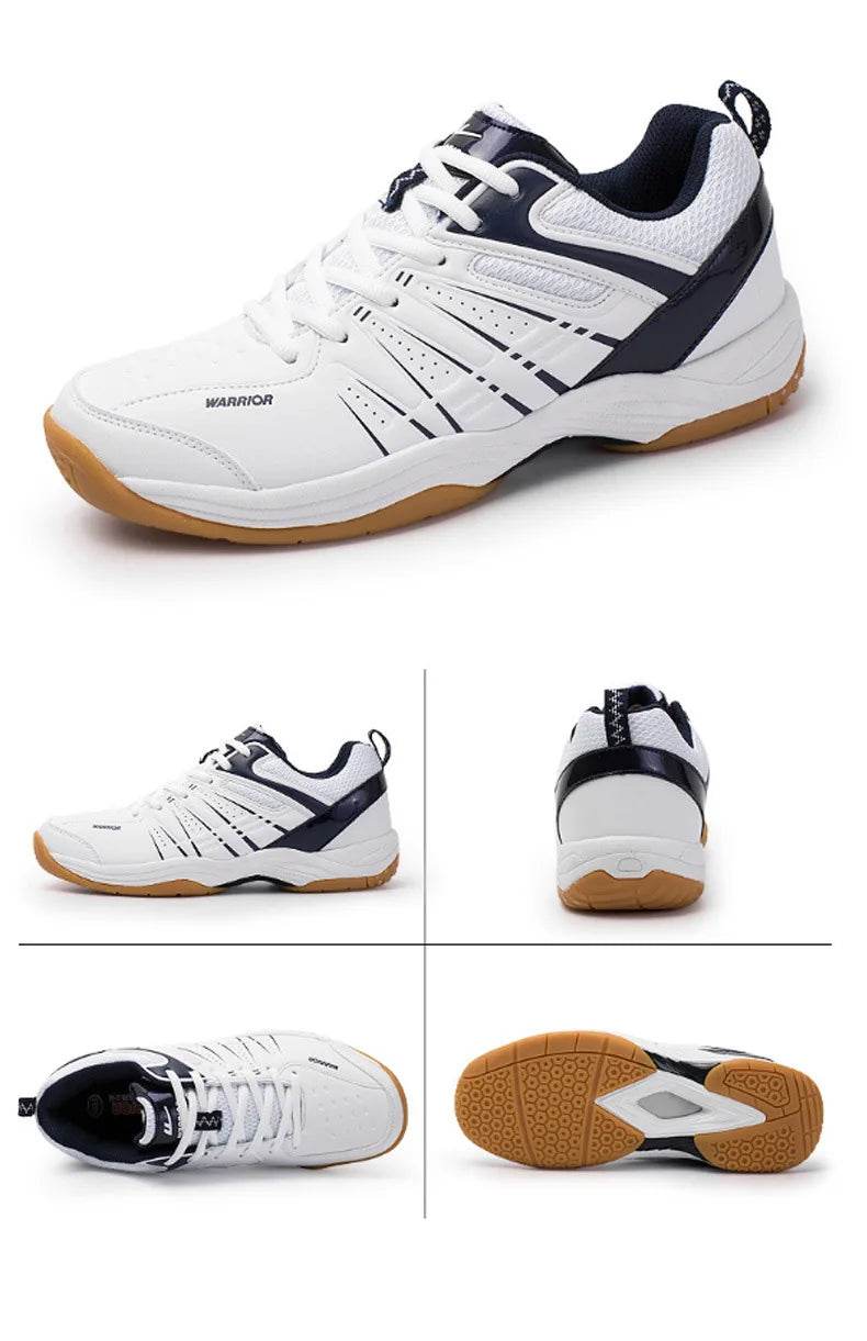 WARRIOR Volleyball Shoes Boy Table Tennis Sneaker Indoor Sport Tennis Shoes Unisex Size 36-45 Anti Slip Badminton Shoes - KICKSTART