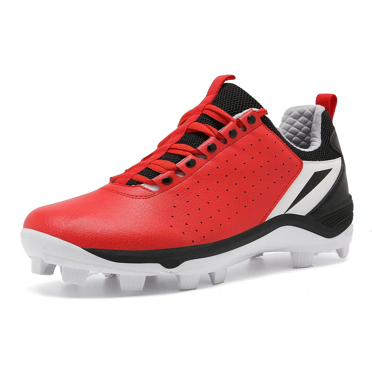 Men Baseball Shoes Long Spikes Training Softball Shoes Non-slip Cleats And Turf Softball Sneakers Beginners Baseball Sport Shoes - KICKSTART