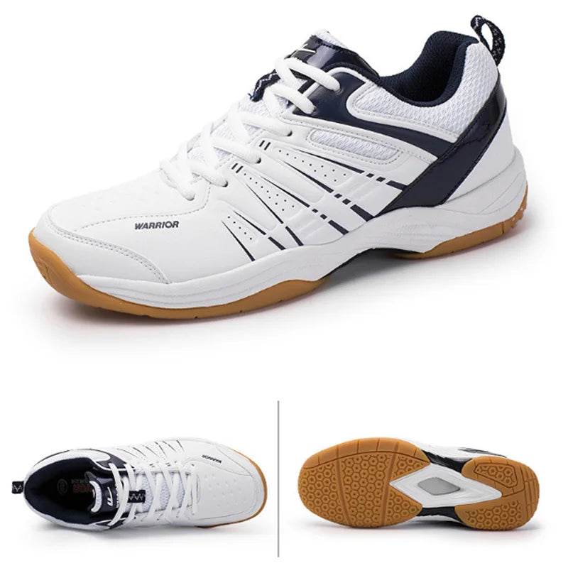 WARRIOR Volleyball Shoes Boy Table Tennis Sneaker Indoor Sport Tennis Shoes Unisex Size 36-45 Anti Slip Badminton Shoes - KICKSTART