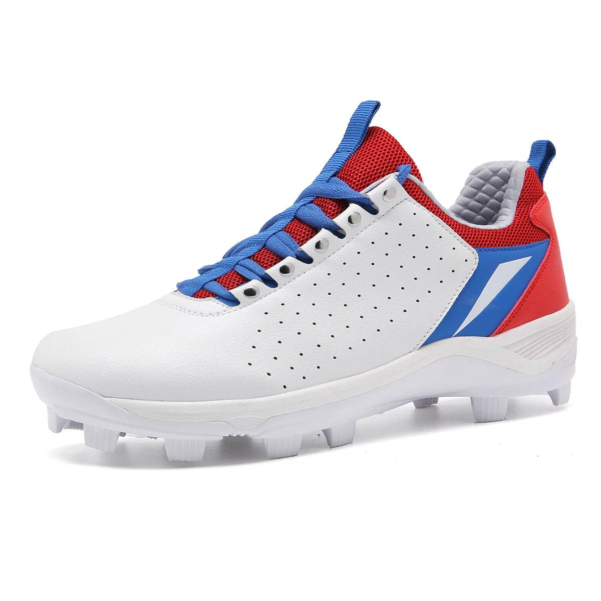 Men Baseball Shoes Long Spikes Training Softball Shoes Non-slip Cleats And Turf Softball Sneakers Beginners Baseball Sport Shoes - KICKSTART