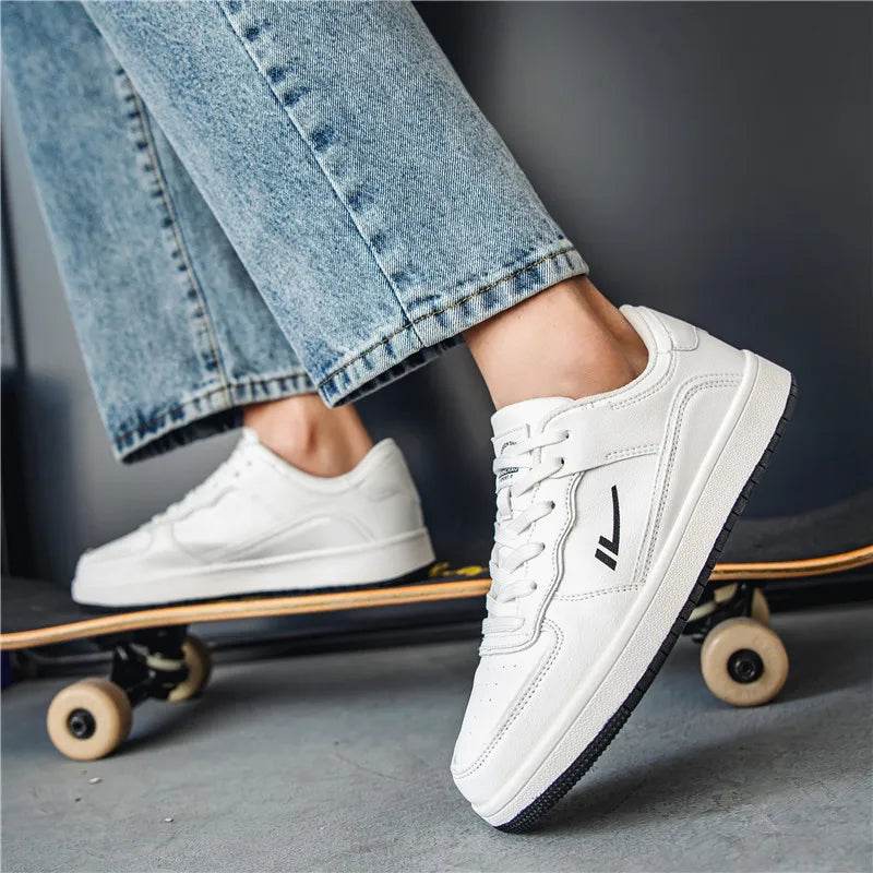 New Classics Skateboarding Shoes Men High Quality Antiskid Damping Walking Sports Shoes Leather Casual Sneakers Male Zapatillas - KICKSTART