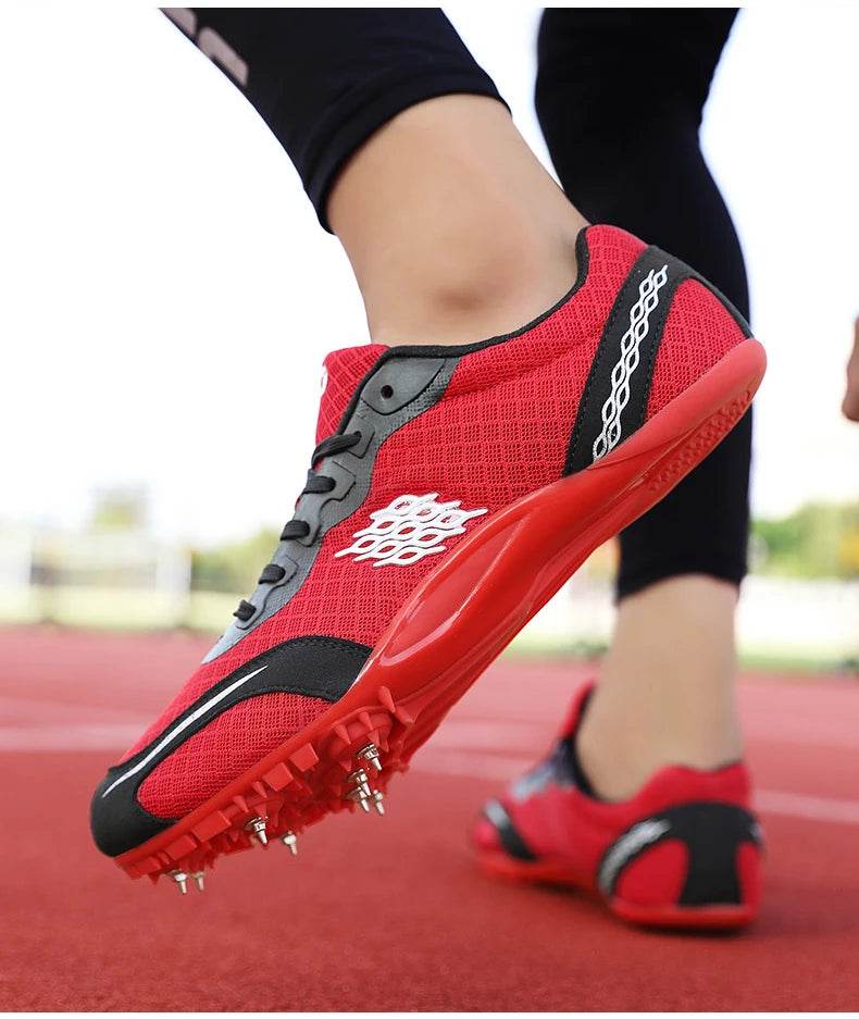 Track Shoes Spikes Men Professional Track and Fields Sneakers Women Sprinter Running Shoes Couples Spikes Sports Shoes Athletics - KICKSTART