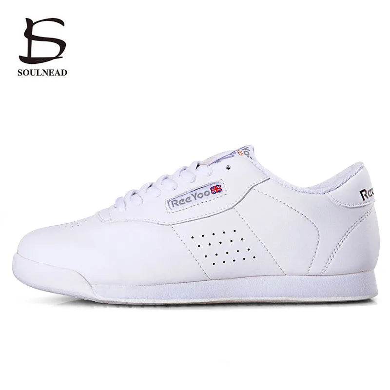 Aerobics Shoes Women Kids Sports Shoe Boys Girls Aerobics Dance Shoes White Competitive Modern/Jazz/Hip-hop Gym Dance Sneakers - KICKSTART