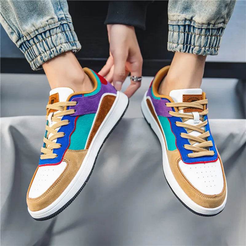 New Classics Skateboarding Shoes Men High Quality Antiskid Damping Walking Sports Shoes Leather Casual Sneakers Male Zapatillas - KICKSTART