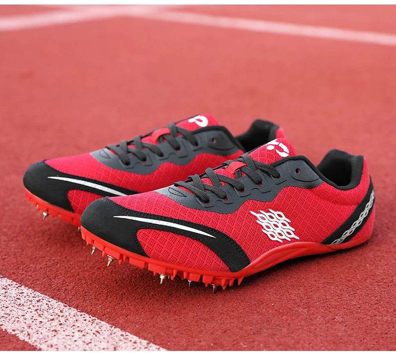 Track Shoes Spikes Men Professional Track and Fields Sneakers Women Sprinter Running Shoes Couples Spikes Sports Shoes Athletics - KICKSTART