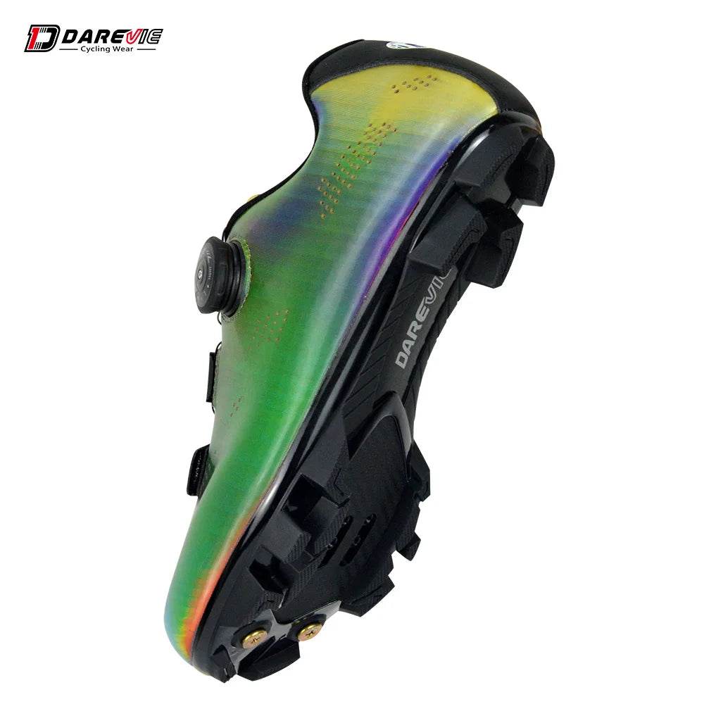 DAREVIE Cycling Shoes MTB 2024 Chameleon MTB Cycling Snearkes Light Pro Mountain Bike Shoes SPD Reflective Pro Cycling Shoes - KICKSTART