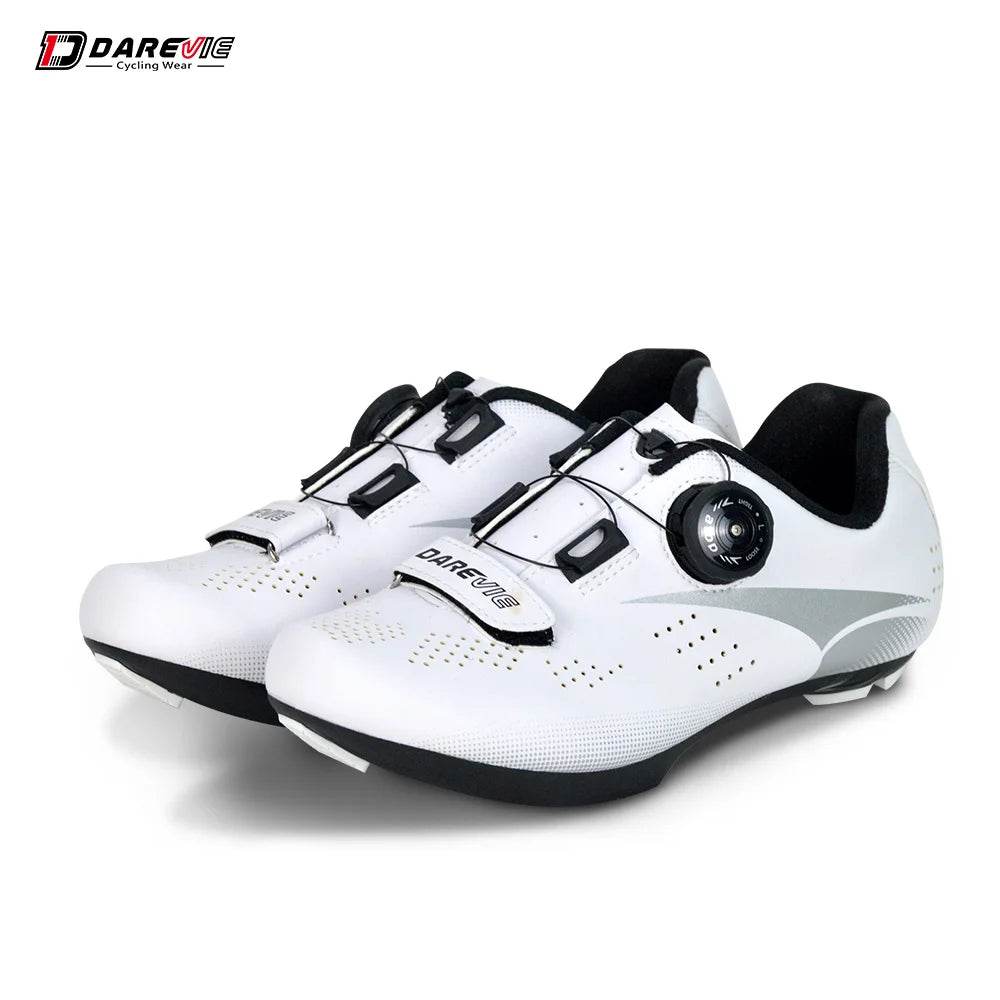 DAREVIE Road Cycling Shoes Light Pro Cycling Shoes Breathable Anti Slip Bicycle Shoes Racing High Quality Bike Shoes LOOK SPD-SL - KICKSTART