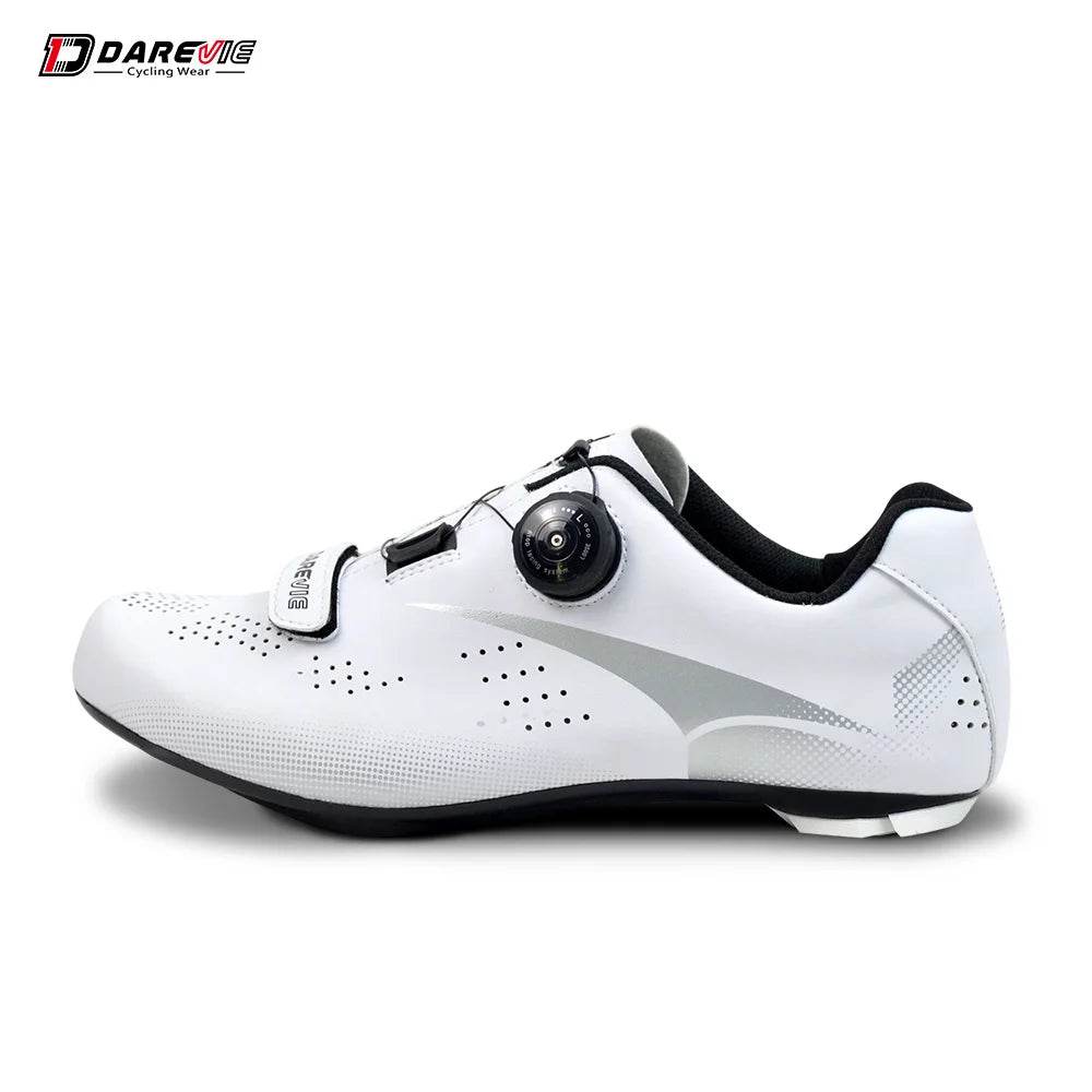 DAREVIE Road Cycling Shoes Light Pro Cycling Shoes Breathable Anti Slip Bicycle Shoes Racing High Quality Bike Shoes LOOK SPD-SL - KICKSTART