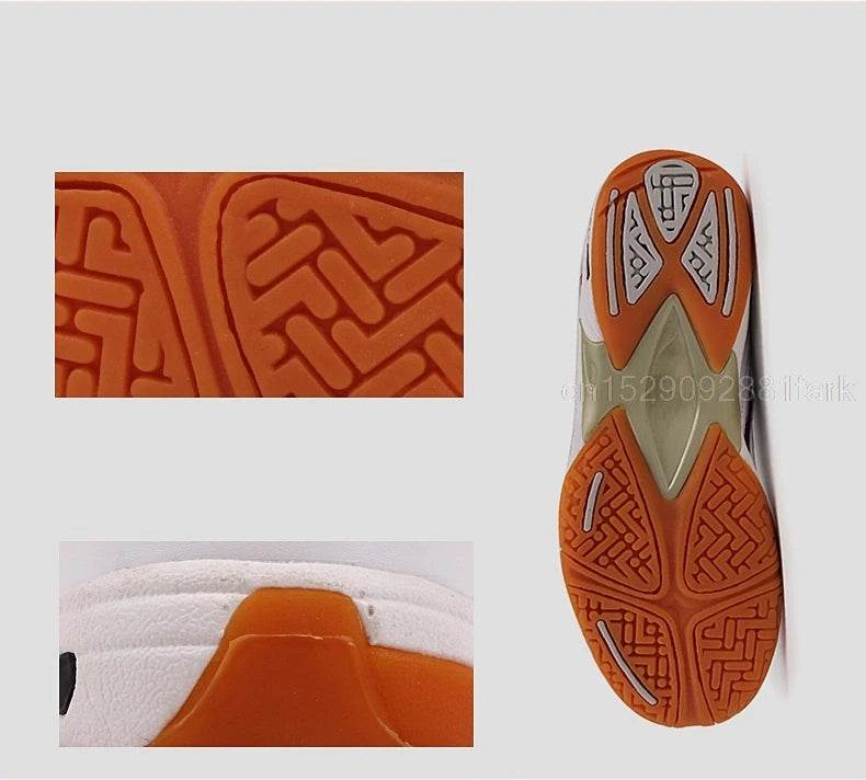 Professional Volleyball Shoes For Men Indoor Sports Sneakers Breathable Cushion Badminton Shoes Mens Anti-Skid Trainers Big Size - KICKSTART