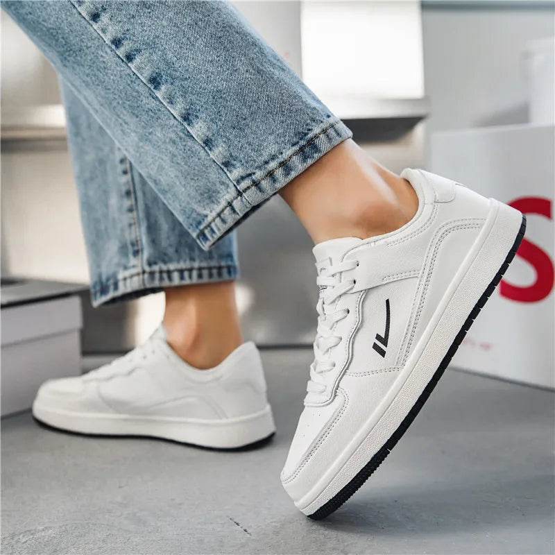 New Classics Skateboarding Shoes Men High Quality Antiskid Damping Walking Sports Shoes Leather Casual Sneakers Male Zapatillas - KICKSTART