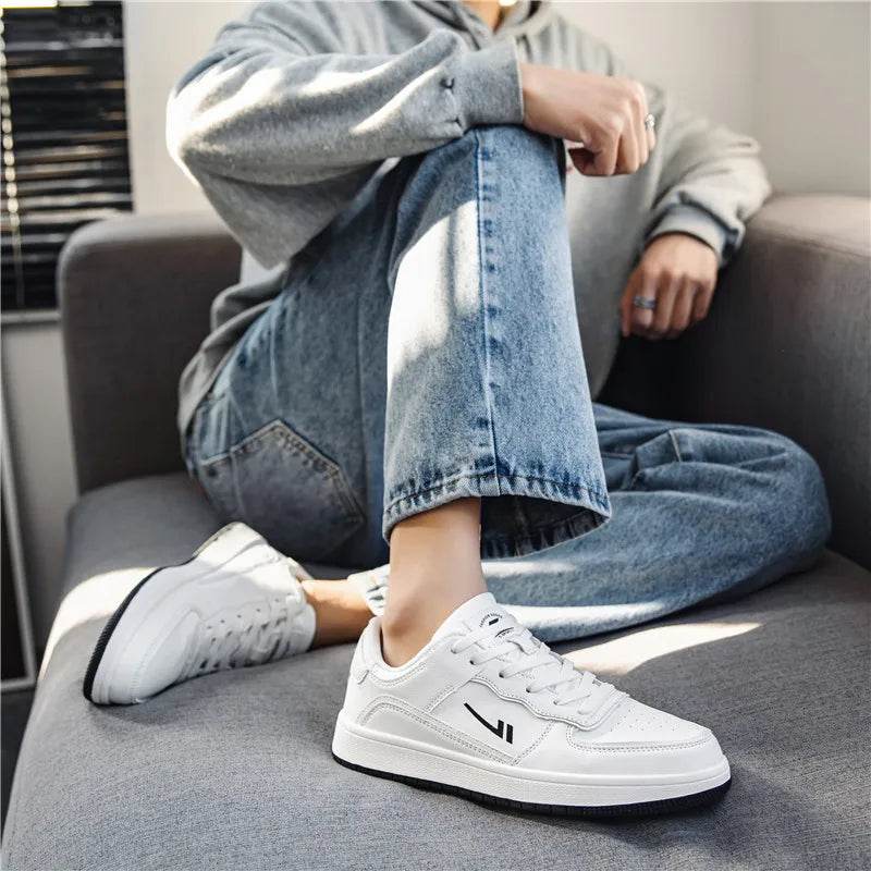 New Classics Skateboarding Shoes Men High Quality Antiskid Damping Walking Sports Shoes Leather Casual Sneakers Male Zapatillas - KICKSTART