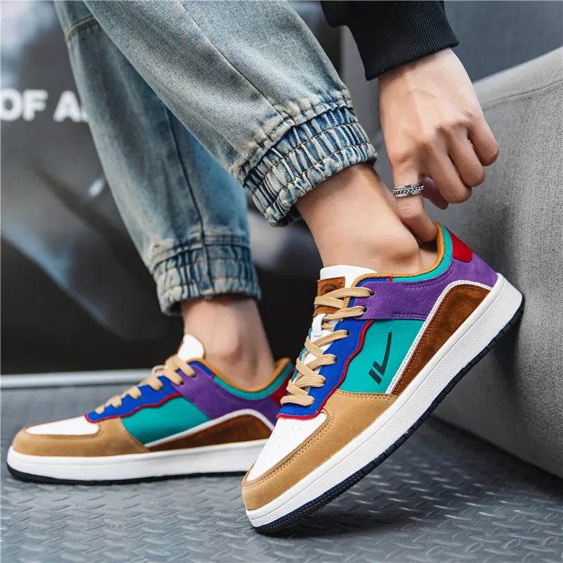 New Classics Skateboarding Shoes Men High Quality Antiskid Damping Walking Sports Shoes Leather Casual Sneakers Male Zapatillas - KICKSTART