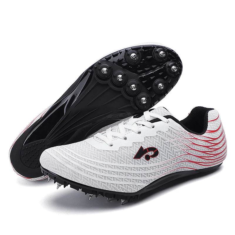 Men Track Field Shoes Women Spikes Sneakers Athlete Running Training Lightweight Racing Match Spike Sport Shoes Plus Size 36-45 - KICKSTART