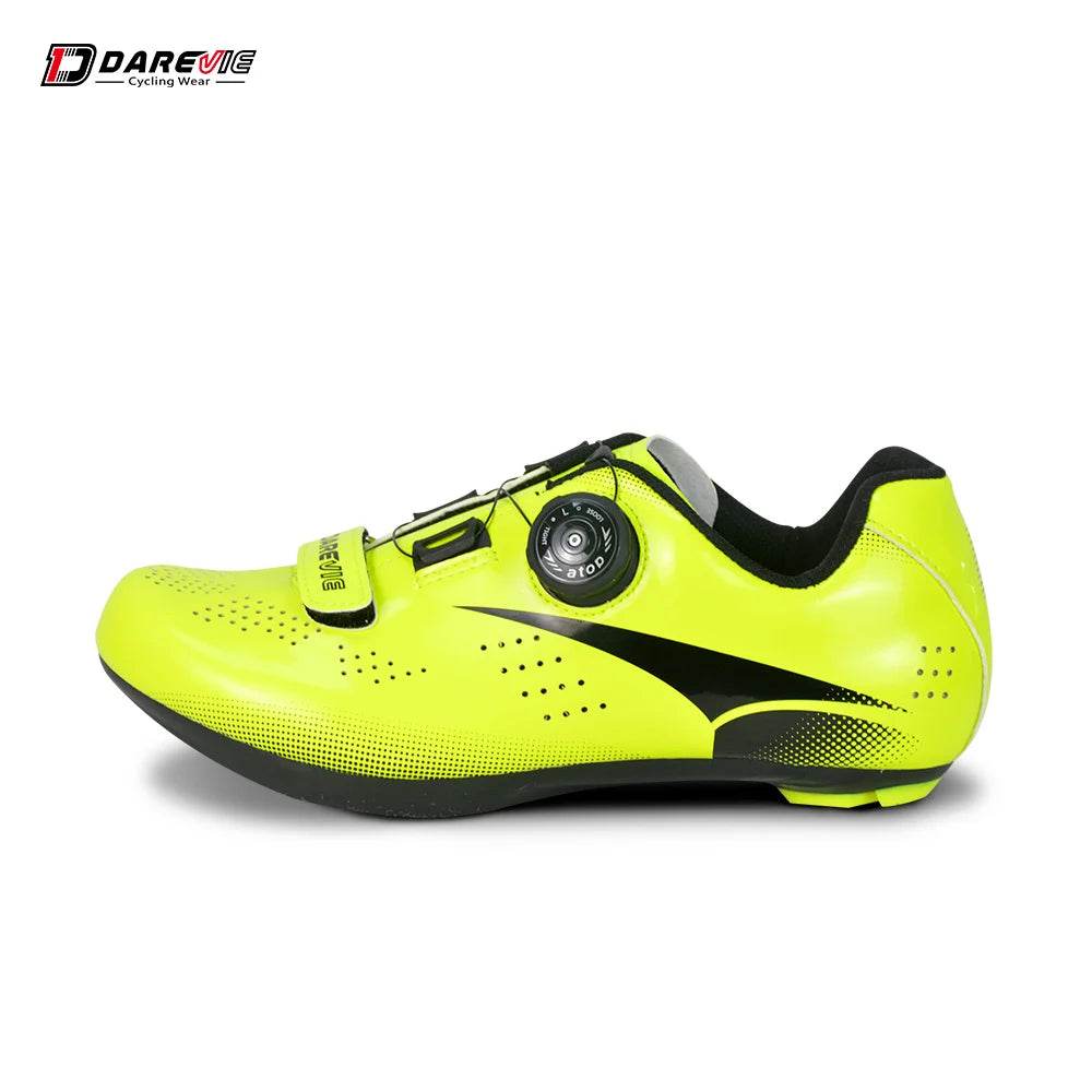 DAREVIE Road Cycling Shoes Light Pro Cycling Shoes Breathable Anti Slip Bicycle Shoes Racing High Quality Bike Shoes LOOK SPD-SL - KICKSTART