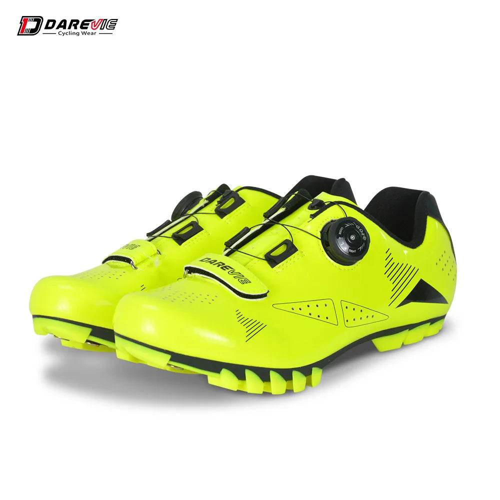 DAREVIE Cycling Shoes MTB Mountain Bike Cycling Shoes Pro Race MTB Self-Locking Bicycle Sneakers Boots SPD Lock Shoes Men Women - KICKSTART