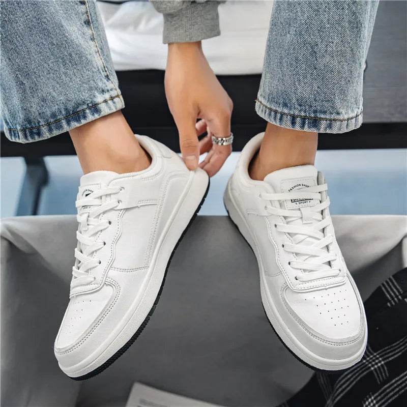 New Classics Skateboarding Shoes Men High Quality Antiskid Damping Walking Sports Shoes Leather Casual Sneakers Male Zapatillas - KICKSTART