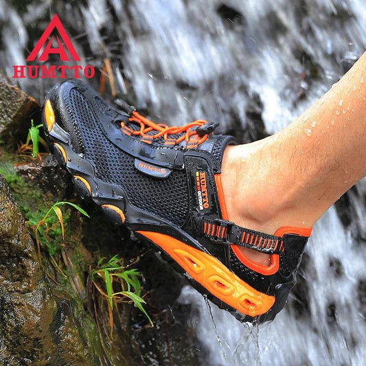 HUMTTO Summer Hiking Shoes for Men Outdoor Trekking Sneakers Women Climbing Sport Walking Mens Female Shoes Water Beach Sandals - KICKSTART