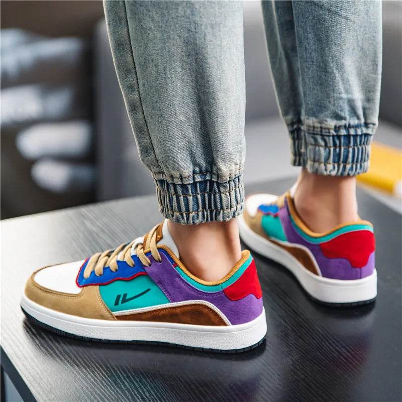 New Classics Skateboarding Shoes Men High Quality Antiskid Damping Walking Sports Shoes Leather Casual Sneakers Male Zapatillas - KICKSTART