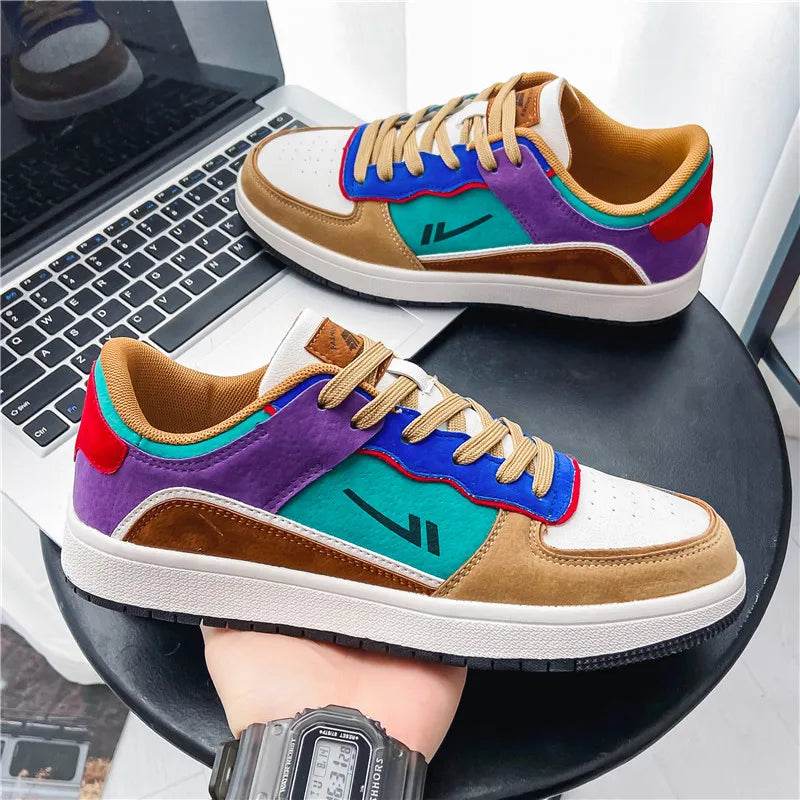 New Classics Skateboarding Shoes Men High Quality Antiskid Damping Walking Sports Shoes Leather Casual Sneakers Male Zapatillas - KICKSTART