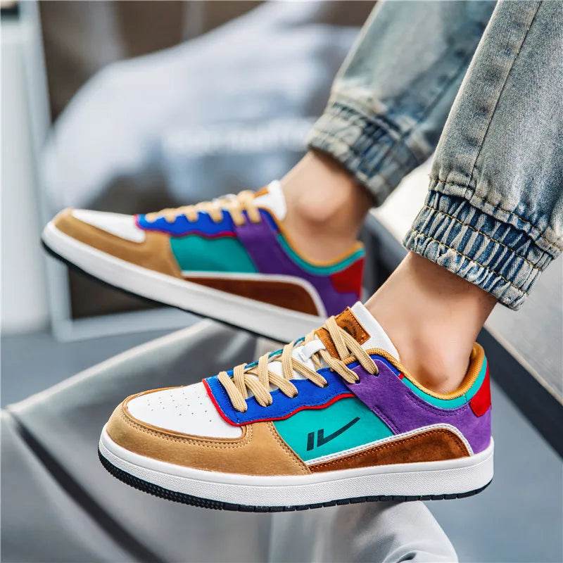 New Classics Skateboarding Shoes Men High Quality Antiskid Damping Walking Sports Shoes Leather Casual Sneakers Male Zapatillas - KICKSTART