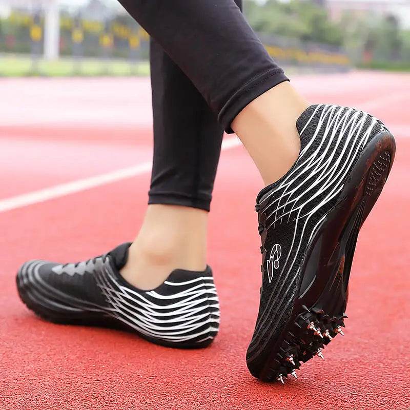 Men Track Field Shoes Women Spikes Sneakers Athlete Running Training Lightweight Racing Match Spike Sport Shoes Plus Size 36-45 - KICKSTART