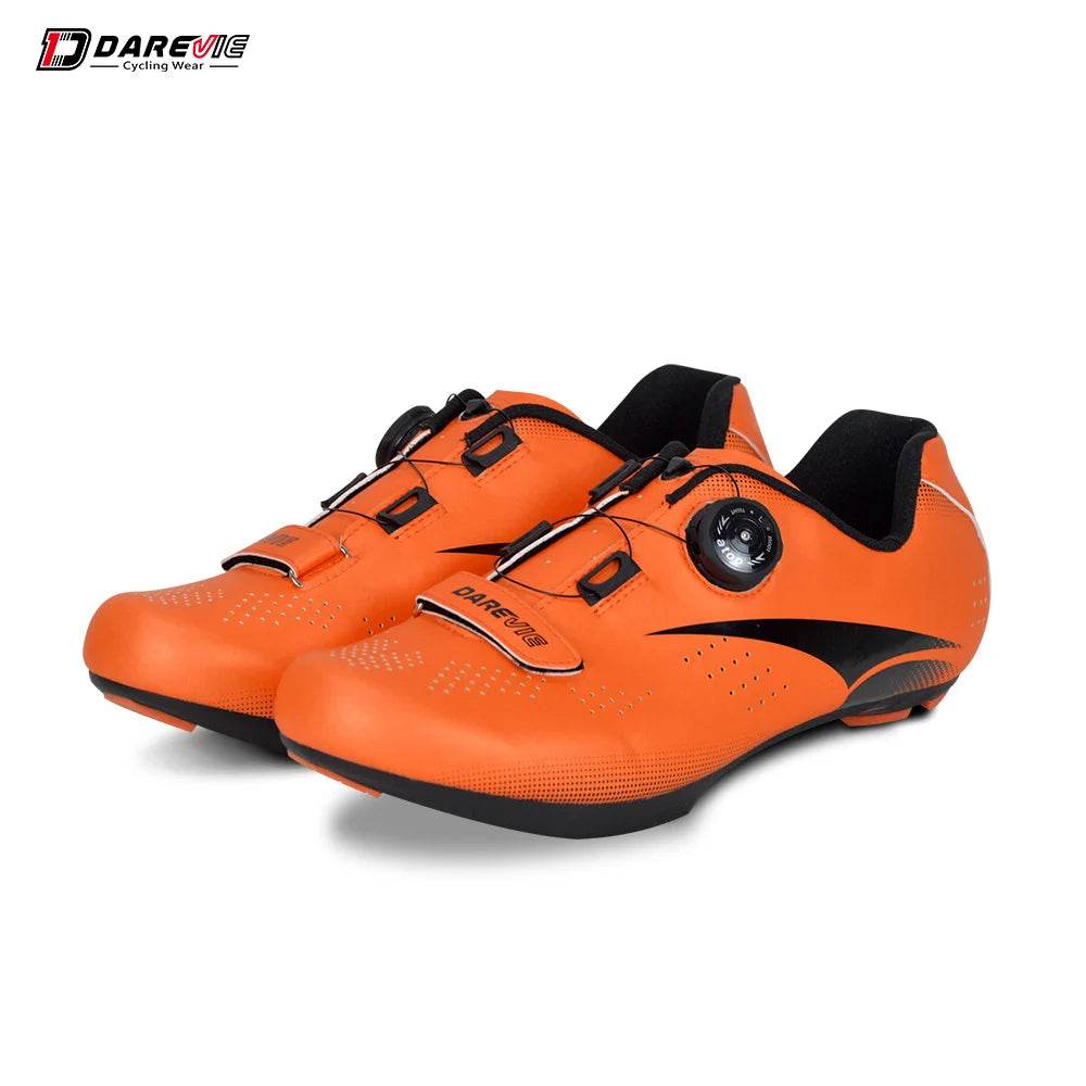 DAREVIE Road Cycling Shoes Light Pro Cycling Shoes Breathable Anti Slip Bicycle Shoes Racing High Quality Bike Shoes LOOK SPD-SL - KICKSTART