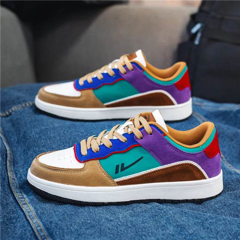 New Classics Skateboarding Shoes Men High Quality Antiskid Damping Walking Sports Shoes Leather Casual Sneakers Male Zapatillas - KICKSTART