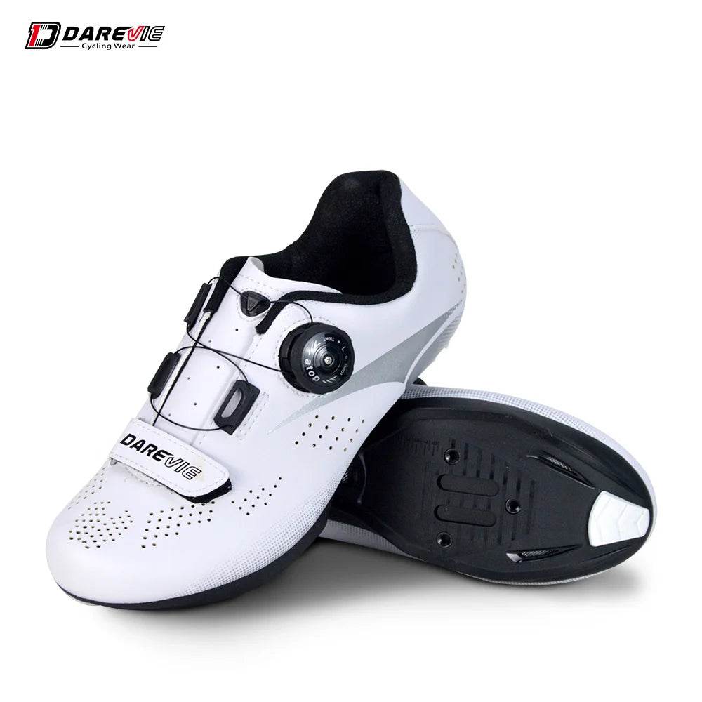 DAREVIE Road Cycling Shoes Light Pro Cycling Shoes Breathable Anti Slip Bicycle Shoes Racing High Quality Bike Shoes LOOK SPD-SL - KICKSTART