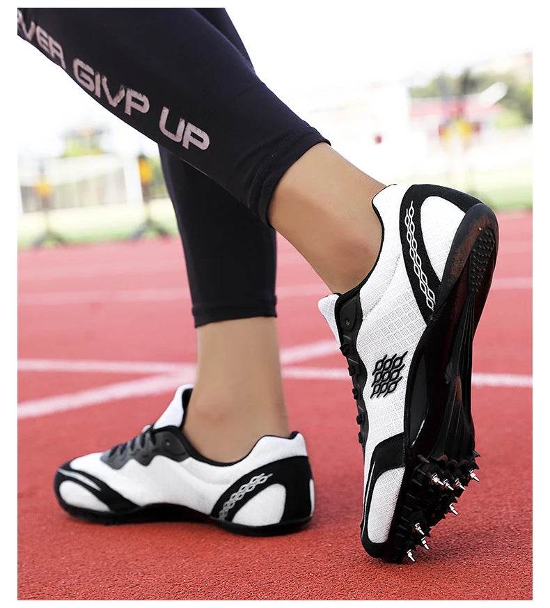 Track Shoes Spikes Men Professional Track and Fields Sneakers Women Sprinter Running Shoes Couples Spikes Sports Shoes Athletics - KICKSTART