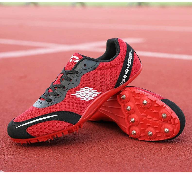 Track Shoes Spikes Men Professional Track and Fields Sneakers Women Sprinter Running Shoes Couples Spikes Sports Shoes Athletics - KICKSTART