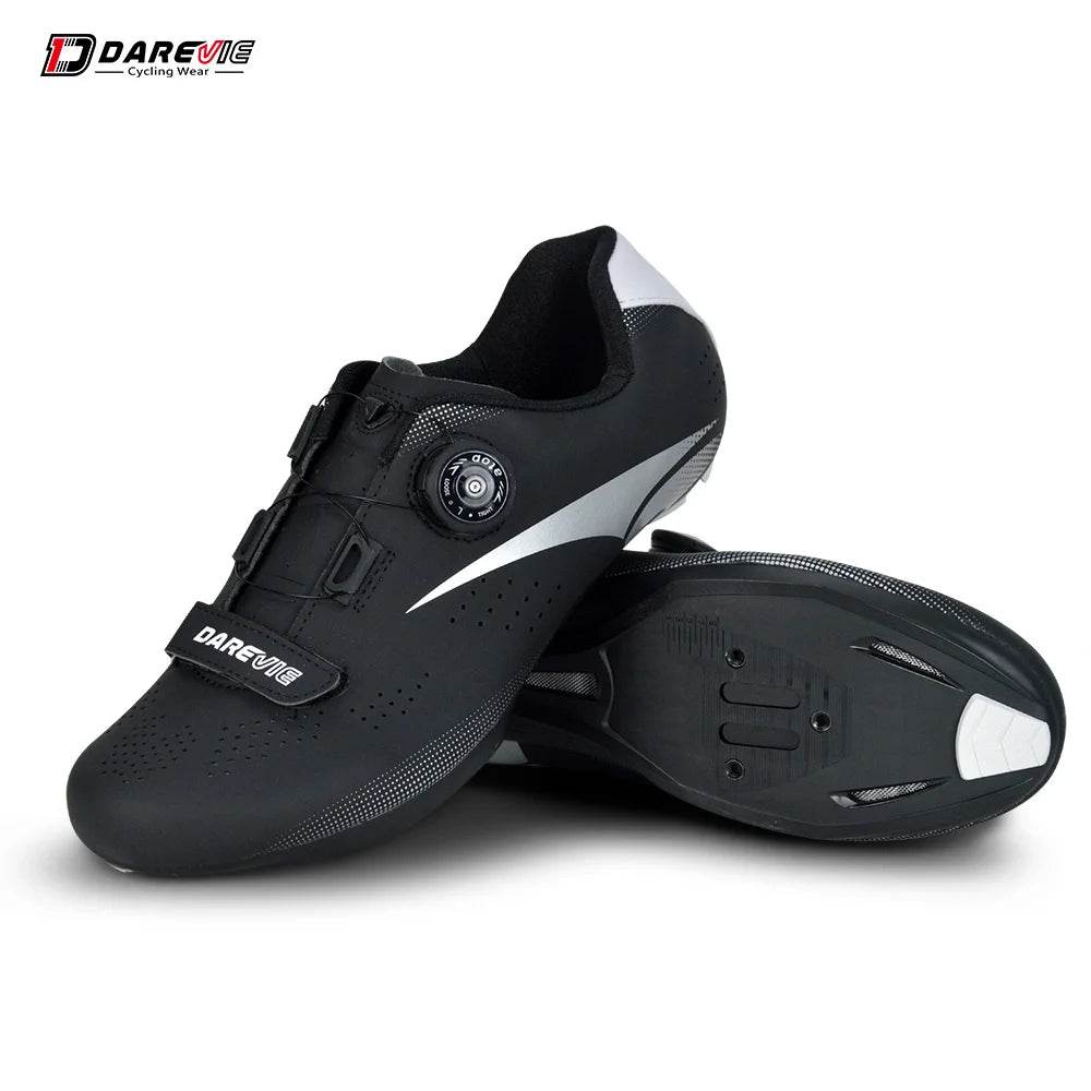 DAREVIE Road Cycling Shoes Light Pro Cycling Shoes Breathable Anti Slip Bicycle Shoes Racing High Quality Bike Shoes LOOK SPD-SL - KICKSTART