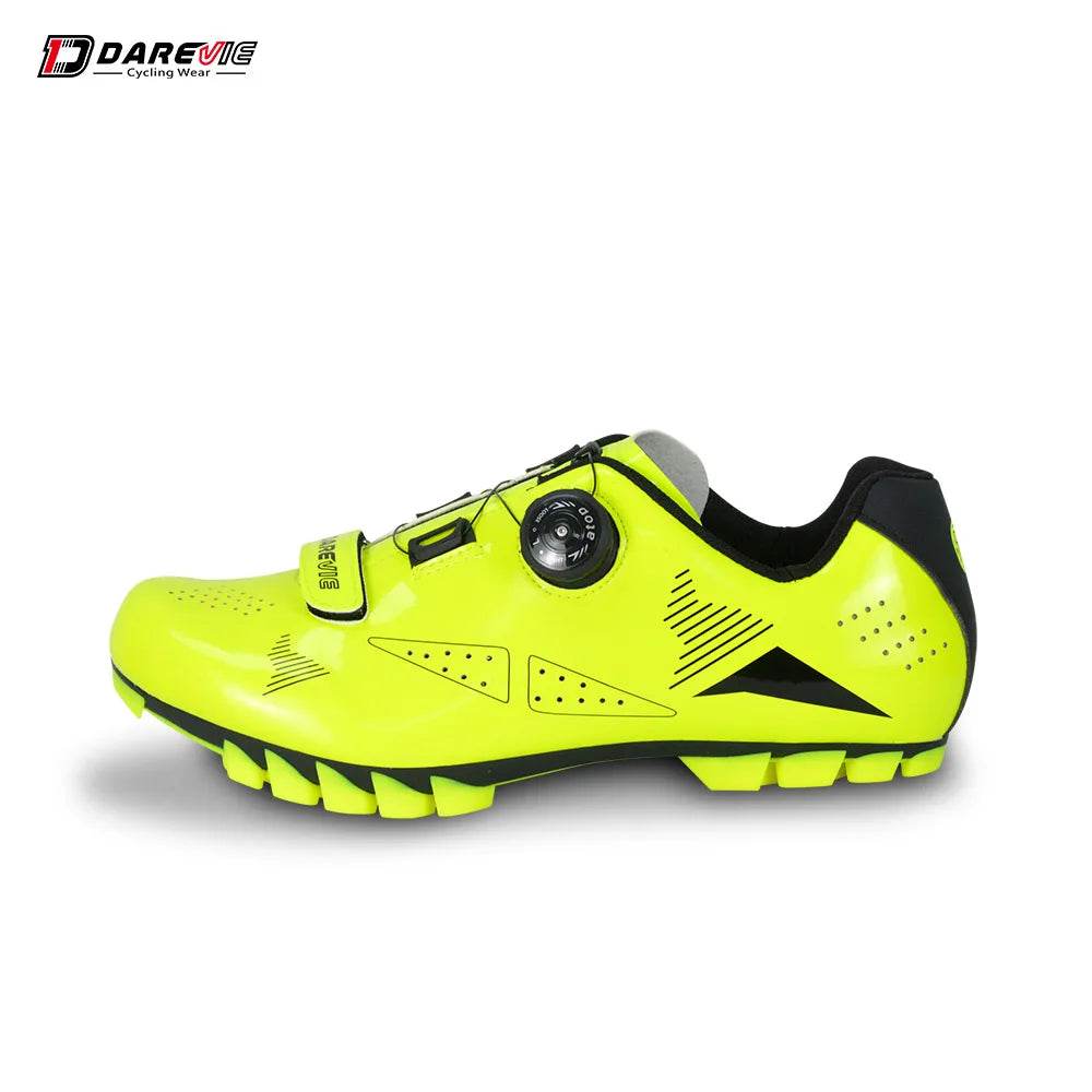 DAREVIE Cycling Shoes MTB Mountain Bike Cycling Shoes Pro Race MTB Self-Locking Bicycle Sneakers Boots SPD Lock Shoes Men Women - KICKSTART