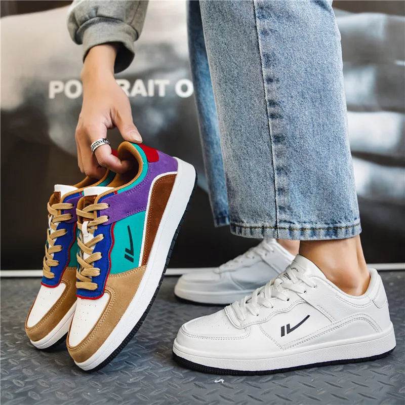 New Classics Skateboarding Shoes Men High Quality Antiskid Damping Walking Sports Shoes Leather Casual Sneakers Male Zapatillas - KICKSTART