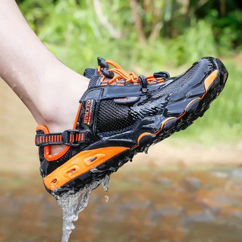 HUMTTO Summer Hiking Shoes for Men Outdoor Trekking Sneakers Women Climbing Sport Walking Mens Female Shoes Water Beach Sandals - KICKSTART