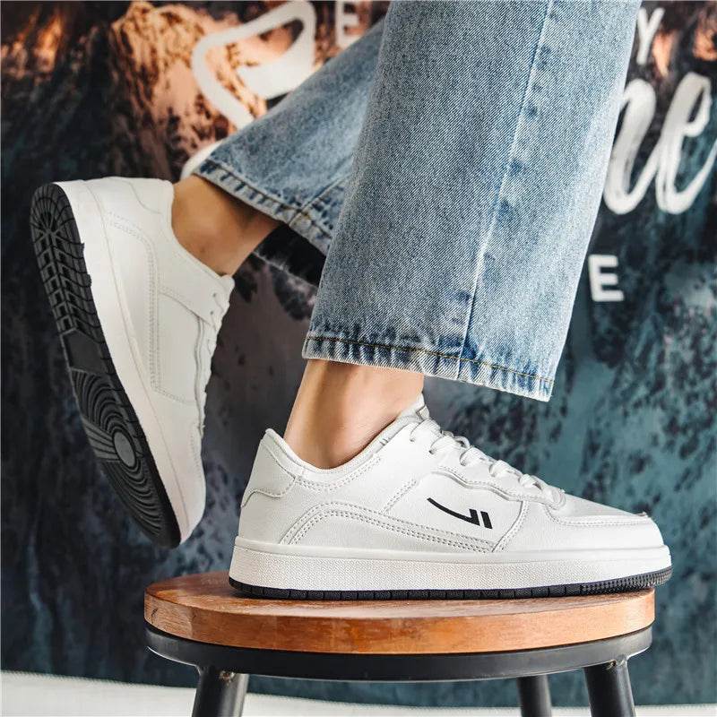 New Classics Skateboarding Shoes Men High Quality Antiskid Damping Walking Sports Shoes Leather Casual Sneakers Male Zapatillas - KICKSTART