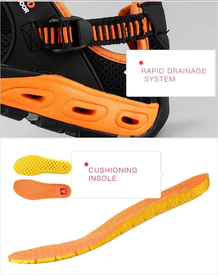 HUMTTO Summer Hiking Shoes for Men Outdoor Trekking Sneakers Women Climbing Sport Walking Mens Female Shoes Water Beach Sandals - KICKSTART