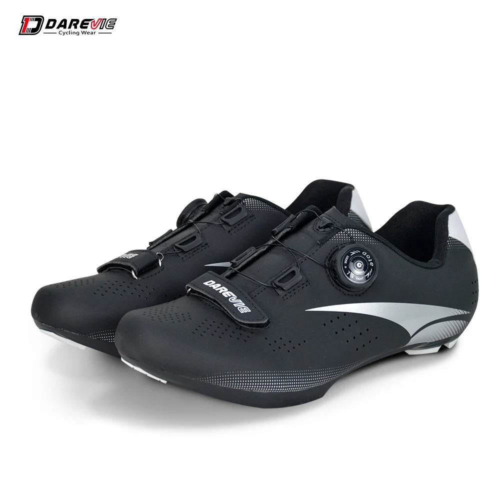 DAREVIE Road Cycling Shoes Light Pro Cycling Shoes Breathable Anti Slip Bicycle Shoes Racing High Quality Bike Shoes LOOK SPD-SL - KICKSTART