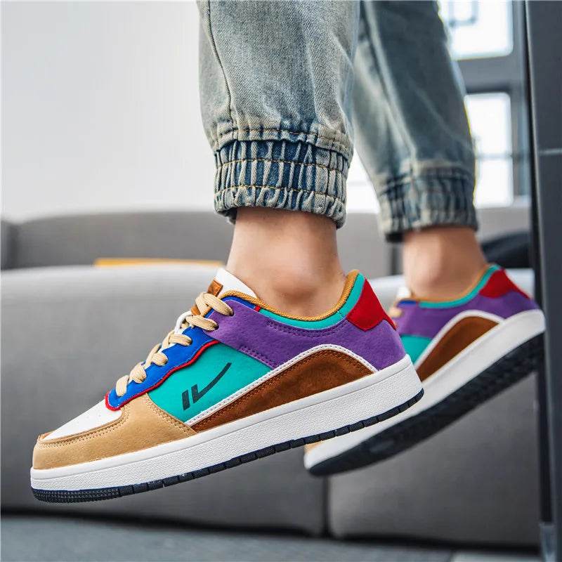 New Classics Skateboarding Shoes Men High Quality Antiskid Damping Walking Sports Shoes Leather Casual Sneakers Male Zapatillas - KICKSTART