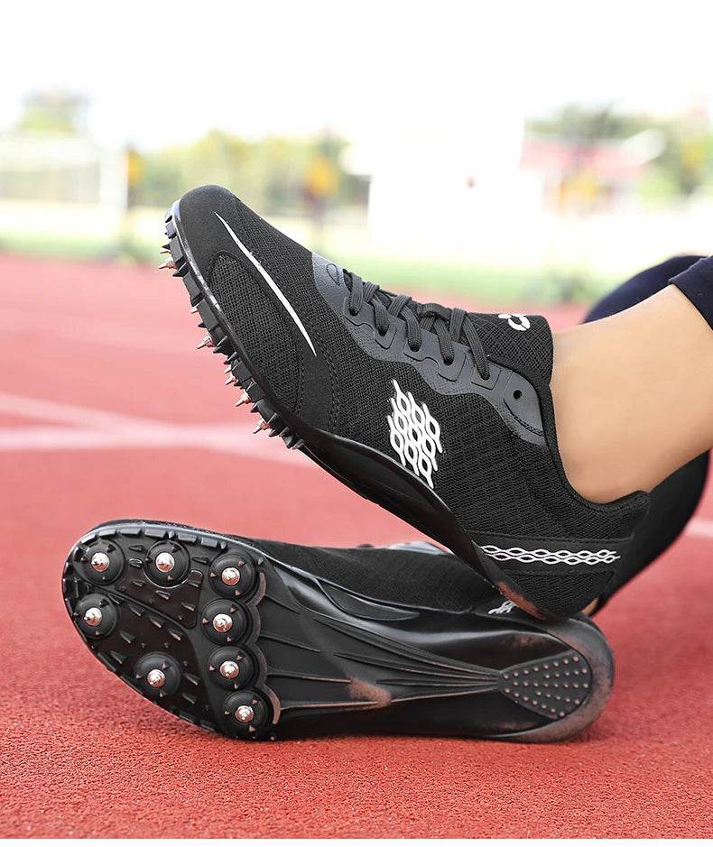 Track Shoes Spikes Men Professional Track and Fields Sneakers Women Sprinter Running Shoes Couples Spikes Sports Shoes Athletics - KICKSTART