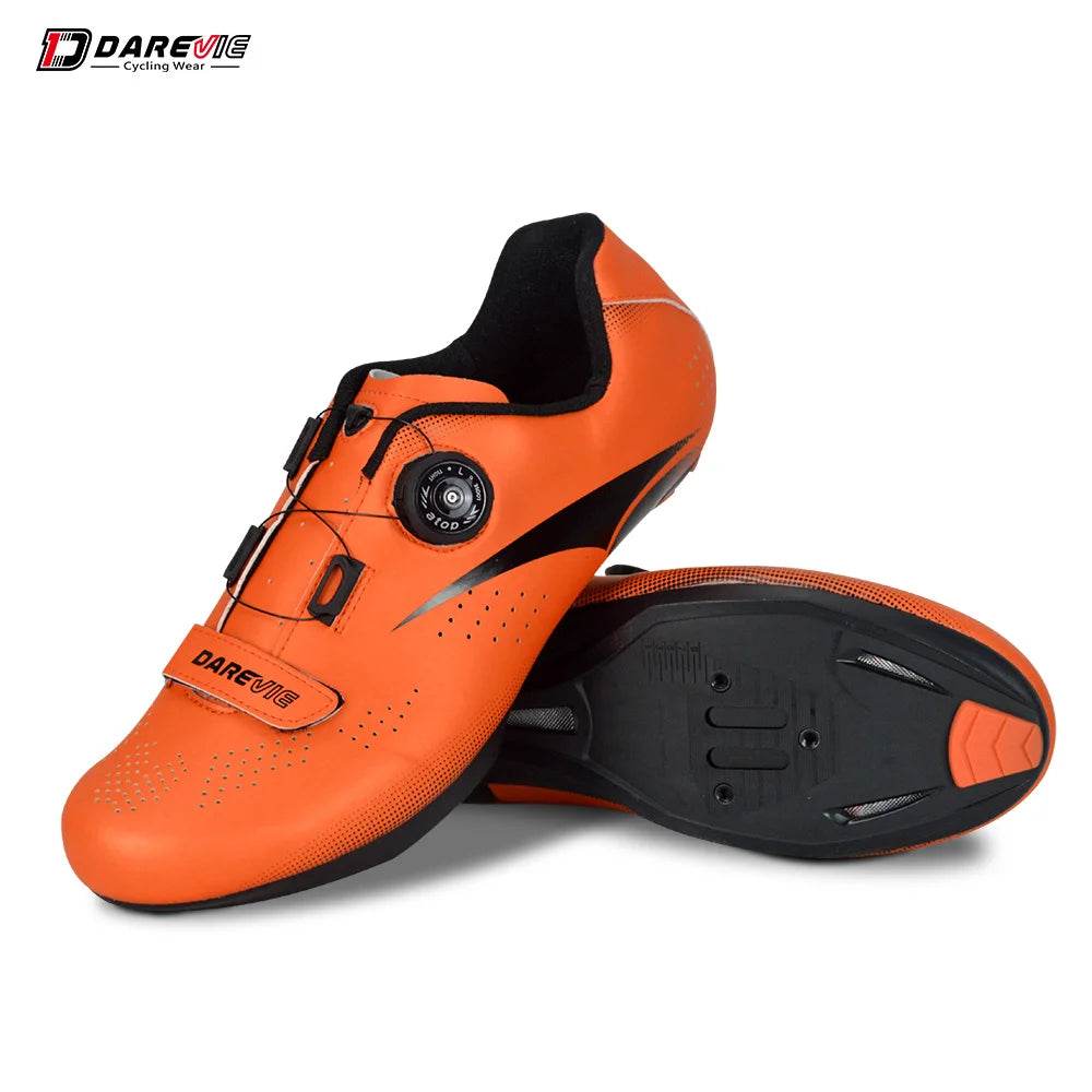 DAREVIE Road Cycling Shoes Light Pro Cycling Shoes Breathable Anti Slip Bicycle Shoes Racing High Quality Bike Shoes LOOK SPD-SL - KICKSTART