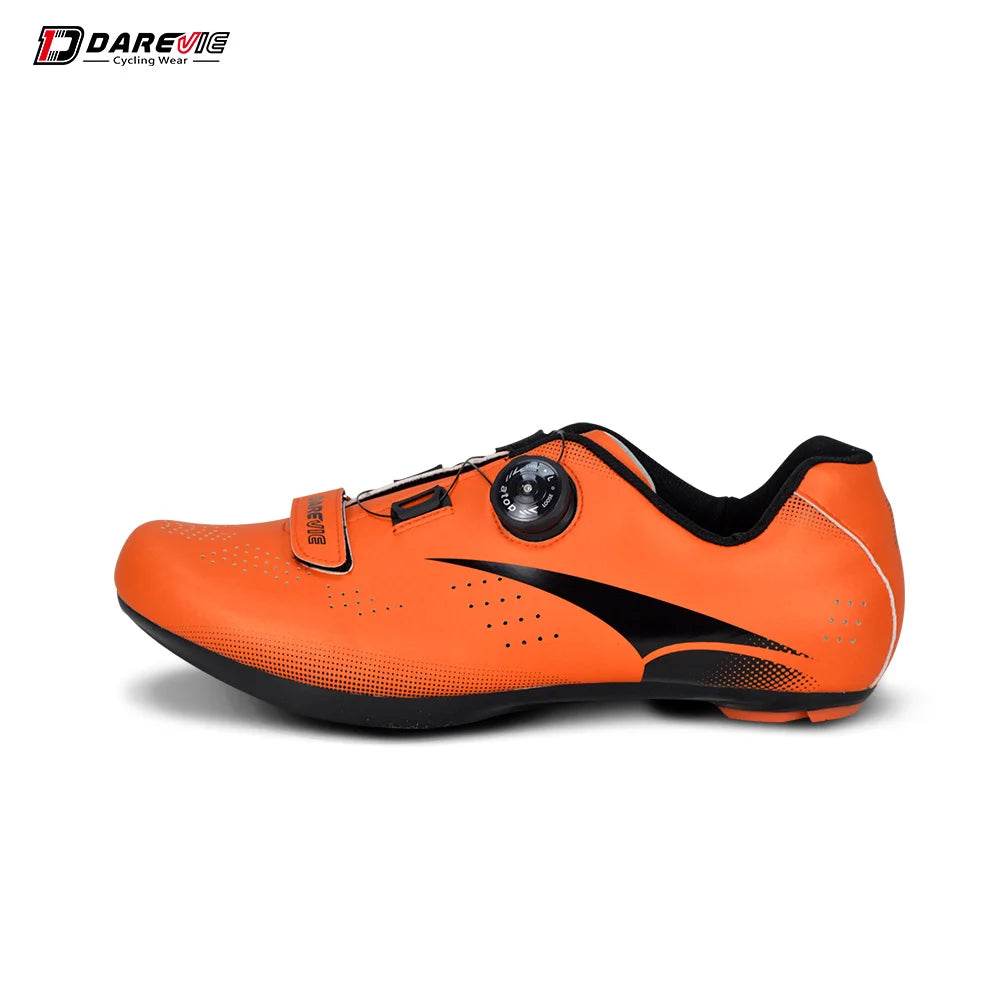 DAREVIE Road Cycling Shoes Light Pro Cycling Shoes Breathable Anti Slip Bicycle Shoes Racing High Quality Bike Shoes LOOK SPD-SL - KICKSTART