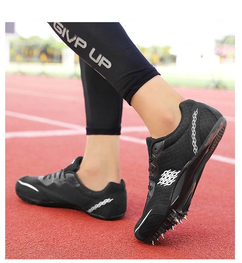 Track Shoes Spikes Men Professional Track and Fields Sneakers Women Sprinter Running Shoes Couples Spikes Sports Shoes Athletics - KICKSTART