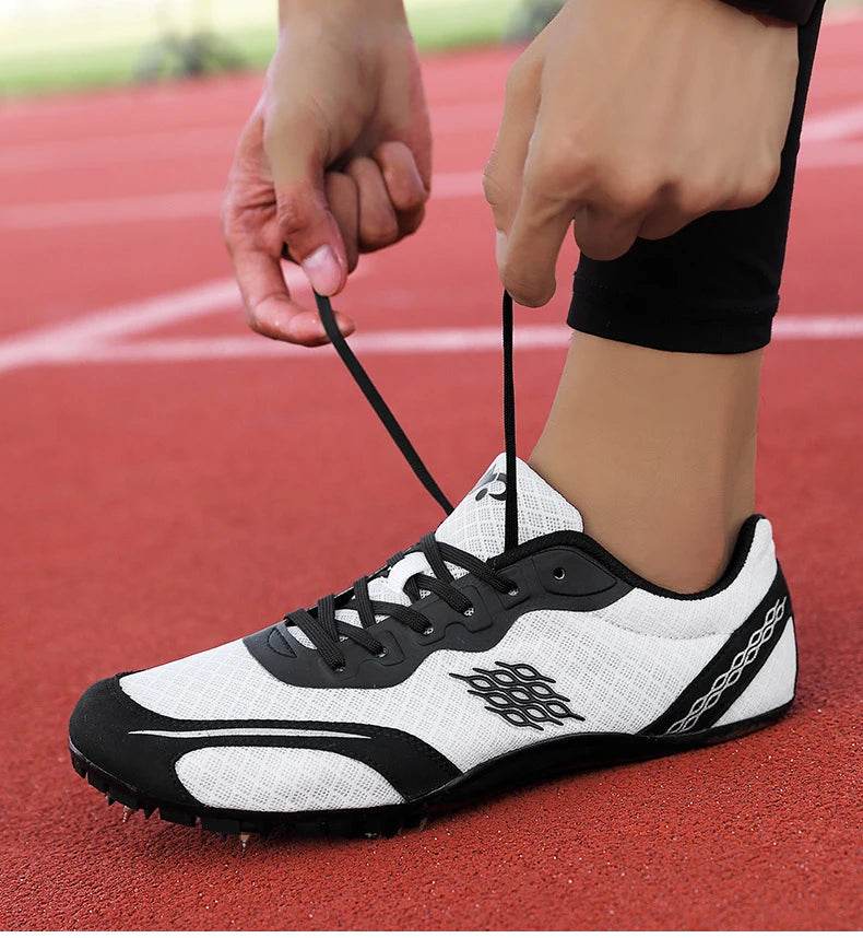 Track Shoes Spikes Men Professional Track and Fields Sneakers Women Sprinter Running Shoes Couples Spikes Sports Shoes Athletics - KICKSTART