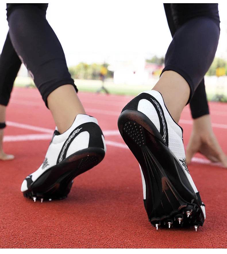 Track Shoes Spikes Men Professional Track and Fields Sneakers Women Sprinter Running Shoes Couples Spikes Sports Shoes Athletics - KICKSTART