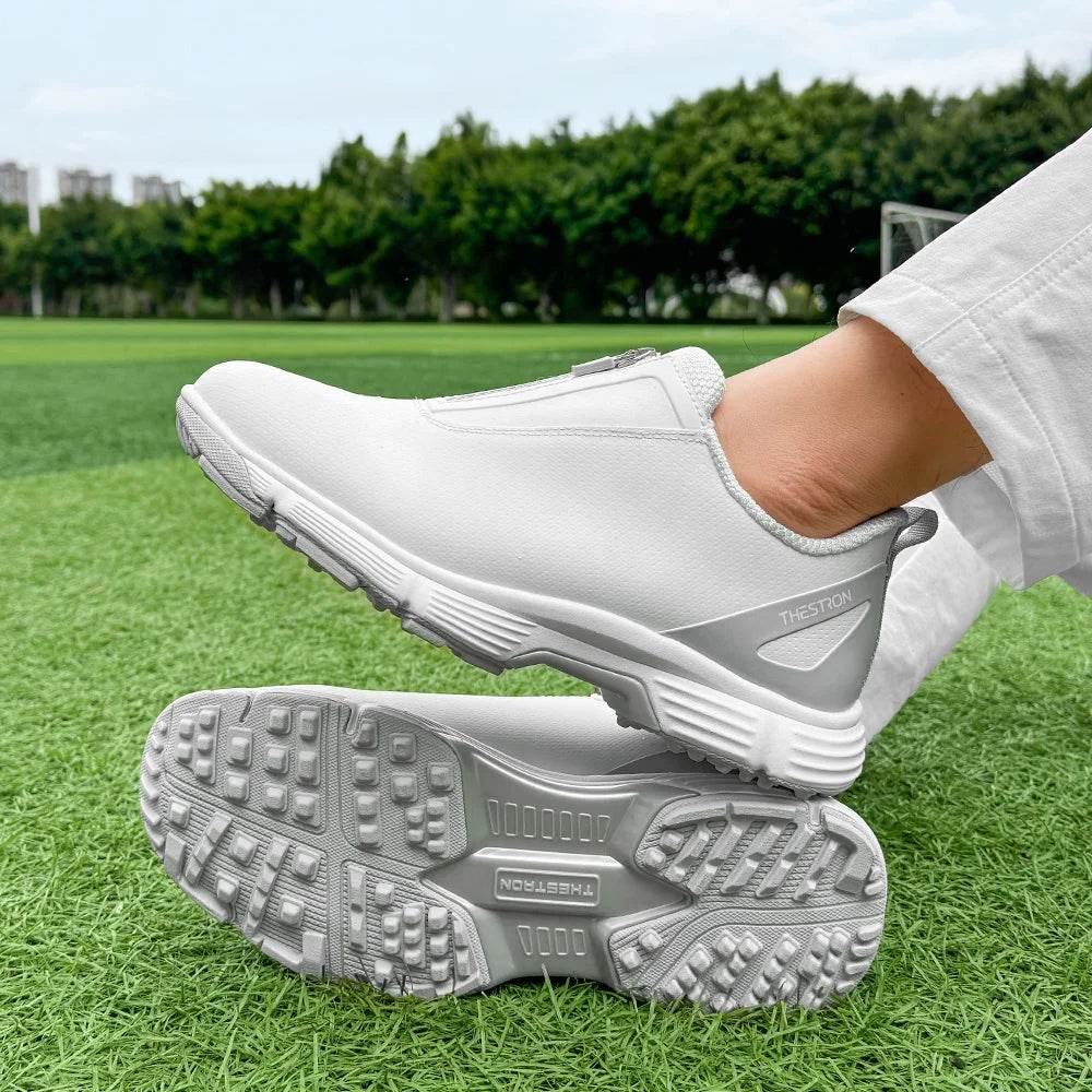 Women Spikeless Golf Shoes Professional Waterproof Golf Sneakers Comfortable Gym Sneakers - KICKSTART