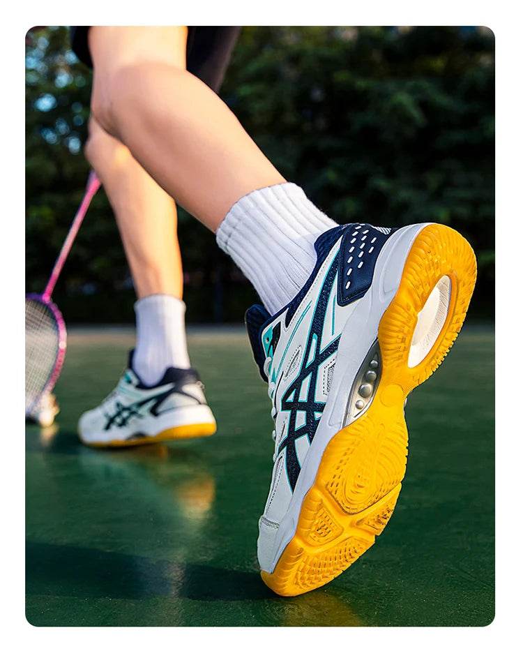 New Professional Volleyball Shoes Men Women Big Size 36-44 Light Weight Badminton Sneakers Anti Slip Volleyball Sneakers Shoe - KICKSTART