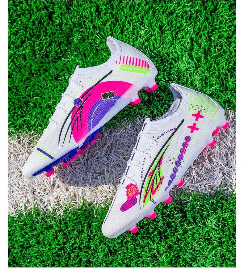 Men TF/AG Soccer Shoes Cleats Grass Training Comfortable Society Sport Wear Sneaker Football Shoes Top Quality Football Boots - KICKSTART