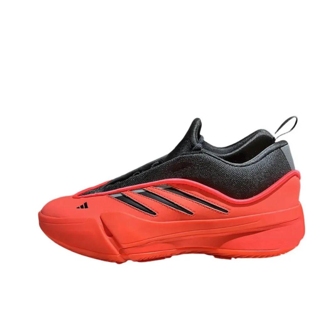 Adidas Dame 9 Men's Low Top Basketball Shoes Shock Absorbing, Slip Resistant and Wear Resistant Red and Black Colorway - KICKSTART