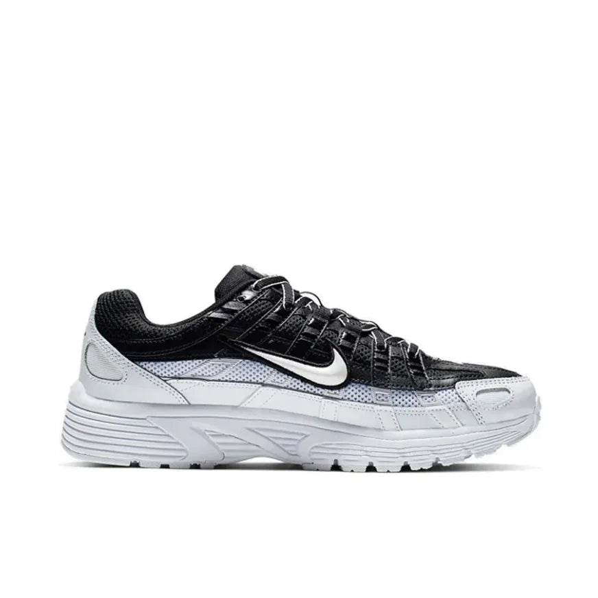 Nike P-6000 Classic Retro Running Shoes Soft Shock Absorbing Comfortable Men's and Women's Sneakers White and Blue Colours - KICKSTART